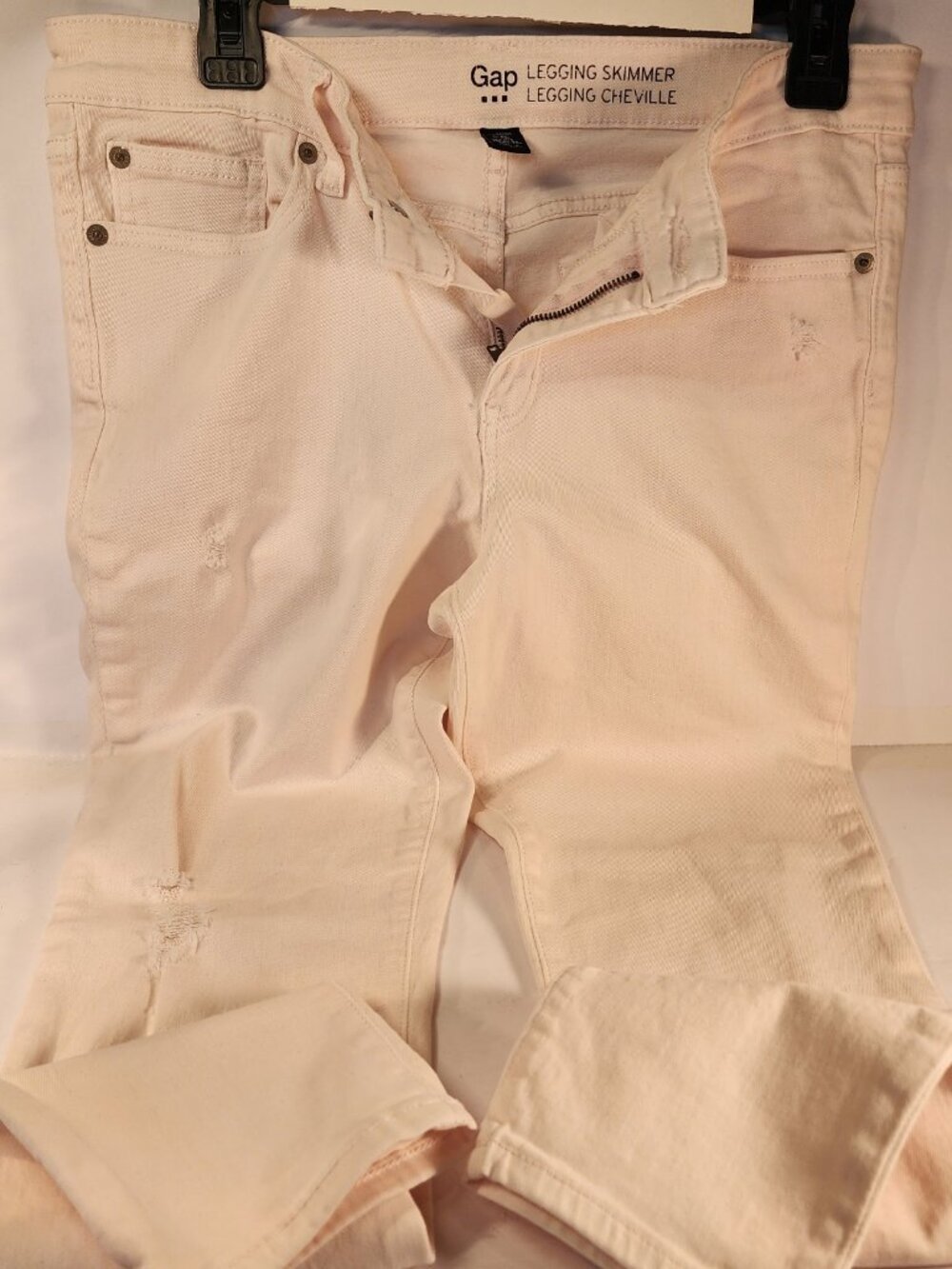 GAP Legging Skimmer Jeans in Light Pink Size 8/29